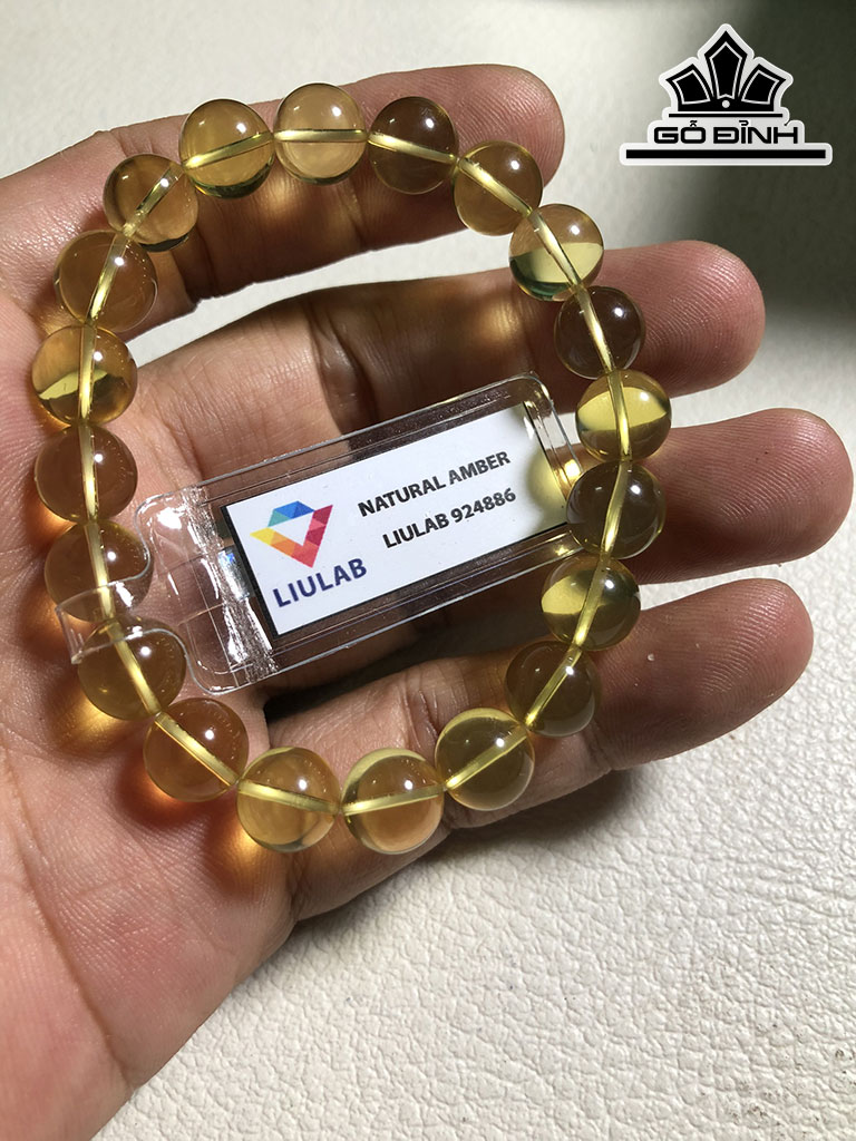 Vòng Tay Đá Thạch Anh Đường Kính Hạt 9,3 (mm) 8,3gr