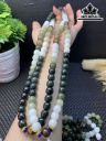 Chuỗi Đá Ngọc Bích (Nephrite Jade) Đường Kính Hạt 9,8 (mm)