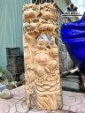 Tượng Phật Di Lặc Gỗ Ngọc Am Cao 86 Ngang 30 Sâu 15 (cm)
