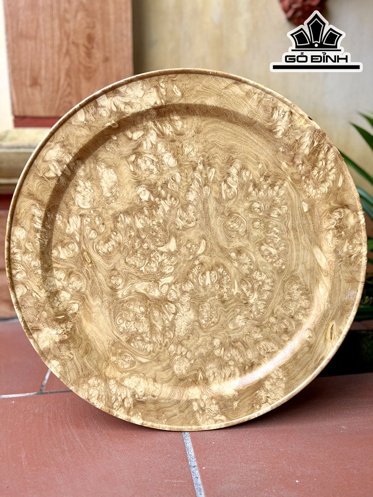 Mâm Gỗ Nu Nghiến Đường Kính 56 (cm)
