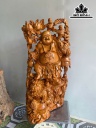 Tượng Phật Di Lặc Gỗ Hương Cao 89 Ngang 47 Sâu 33 (cm)