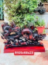 Tượng Nhất Long Gỗ Trắc Cao 68 Ngang 105 Sâu 23 (cm)