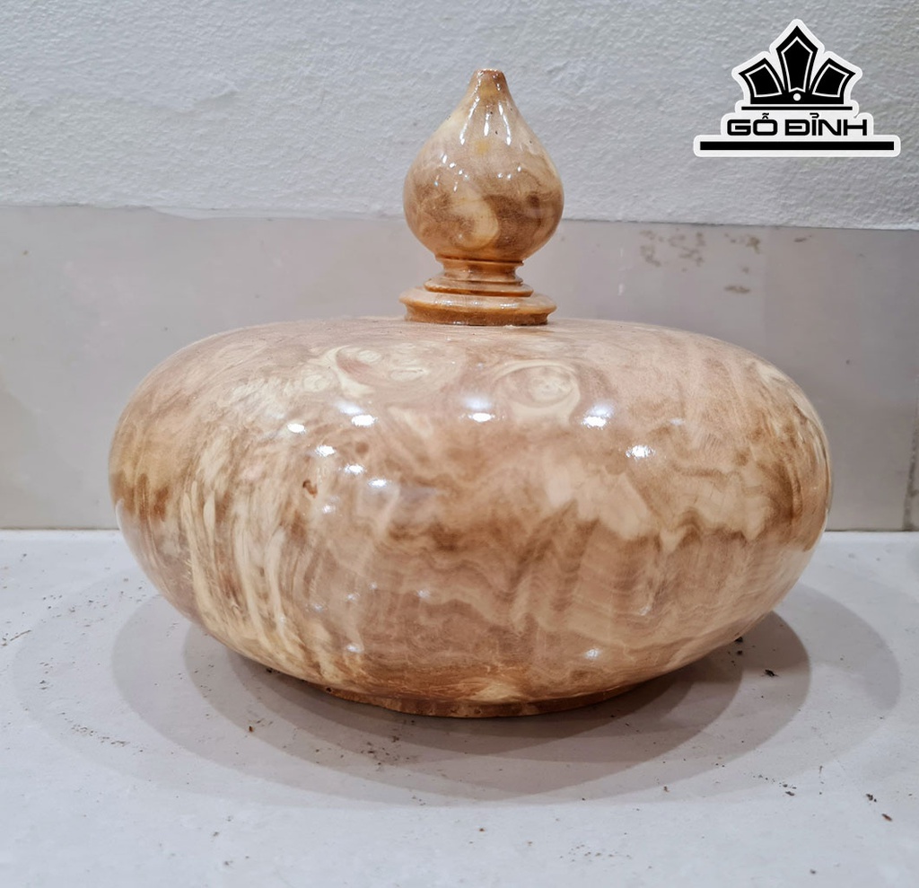 Chum Phú Quý Gỗ Hương Cao 14 Đường Kính 19 (cm)