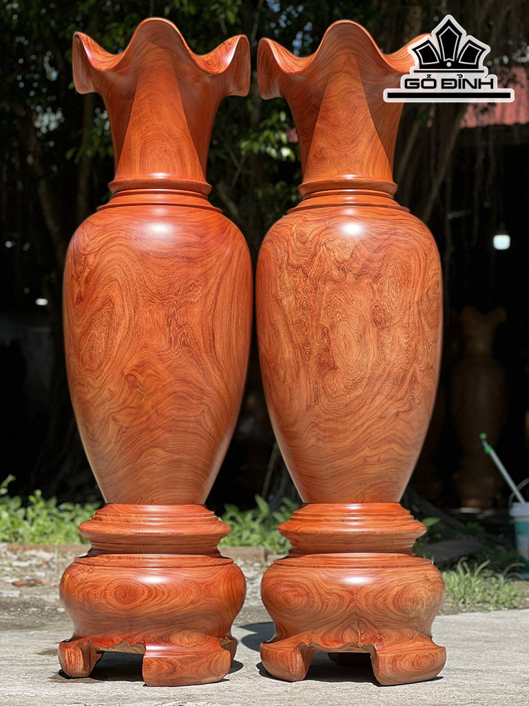 Lục Bình Gỗ Hương Cao 170 Đường Kính 51 (cm)