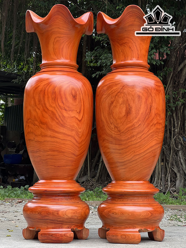 Lục Bình Gỗ Hương Cao 180 Đường Kính 55 (cm) Đ4