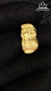 Mặt Dây Chuyền Tỳ Hưu Đá Thạch Anh Tóc Vàng Cao 19 Ngang 11 Sâu 9,5 (mm) 3,6gr