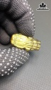 Mặt Dây Chuyền Tỳ Hưu Đá Thạch Anh Tóc Vàng Cao 28,2 Ngang 15,5 Sâu 12,5 (mm) 9,9gr