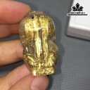 Tỳ Hưu Đá Thạch Anh Tóc Vàng Cao 32,6 Ngang 18,7 Sâu 14,4 (mm) 15,7gr