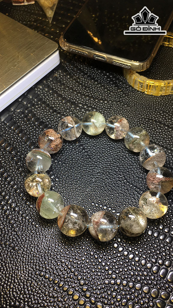Vòng Tay Đá Thạch Anh Đường Kính Hạt 16,7 (mm) 91.2gr
