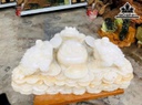 Tượng Tam Cóc Đá Canxit Cao 23 Ngang 55 Sâu 39 (cm) 41kg
