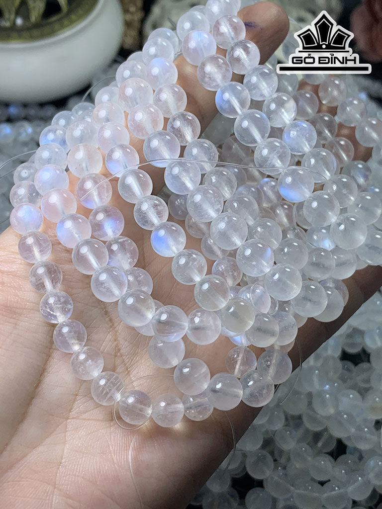 Vòng Tay Đá Thạch Anh Đường Kính Hạt 10 (mm)