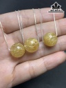 Vòng Tay Đá Thạch Anh Tóc Vàng Đường Kính Hạt 12,8-13 (mm)