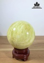 Bi Cầu Đá Thạch Anh Vàng Đường Kính 12 (cm) 3.5kg
