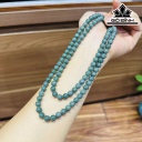 Chuỗi Đá Ngọc Lam (Turquoise) Đường Kính Hạt 6,8 (cm)