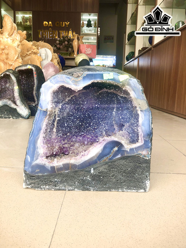 Hốc Đá Thạch Anh Tím Cao 38 Ngang 27 (cm) 15,74kg