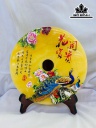 Tác Phẩm Đồng Điếu Đá Ngọc Hoàng Long Đường Kính 20 (cm)