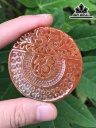Mặt Dây Chuyền Đá Cẩm Thạch (Jadeite) Cao 5,,2 Ngang 5,2 Sâu 3,5 (cm)