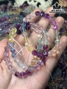 Vòng Tay Đá Flourite Đường Kính Hạt 7-7,5-8 (mm)