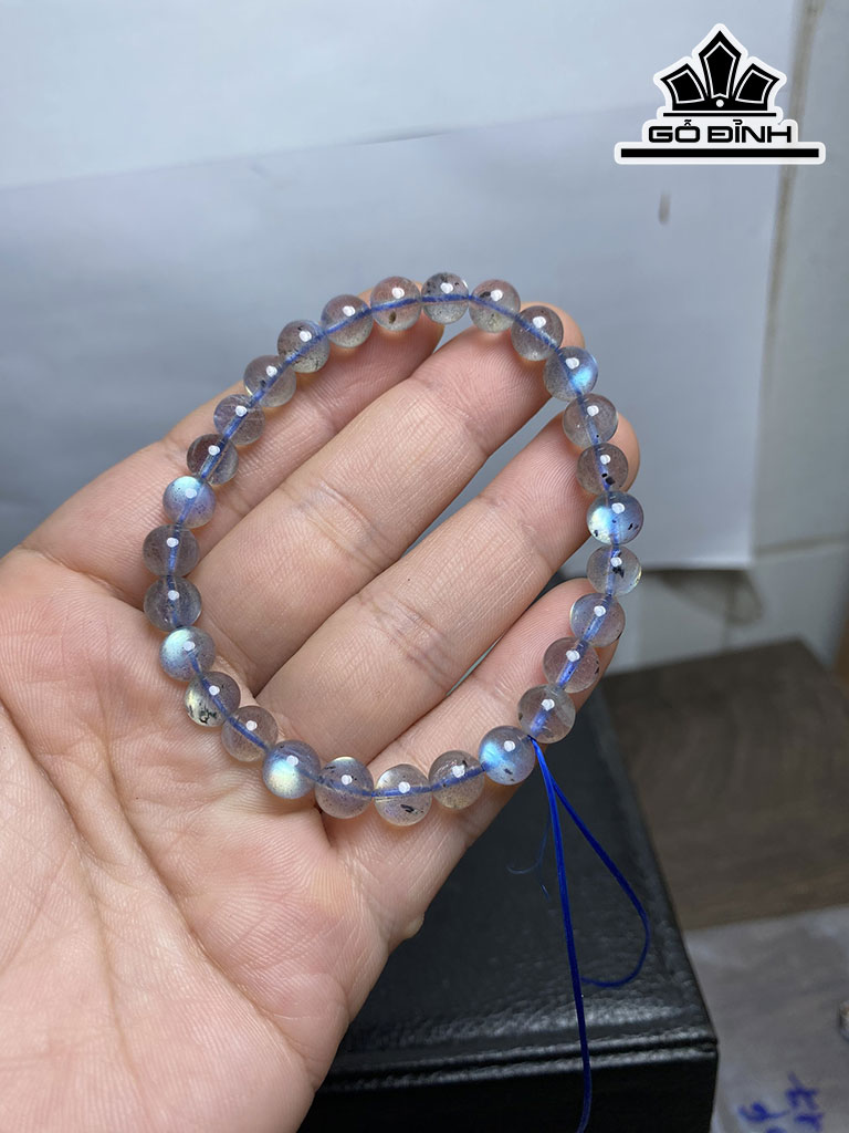 Vòng Tay Đá Thạch Anh Đường Kính Hạt 7 (mm)