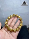 Vòng Tay Đá Thạch Anh Tóc Vàng Đường Kính Hạt 13,5 (mm)