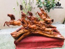 Tượng Mã Đáo Thành Công Gỗ Hương Cao 40 Ngang 73 Sâu 35 (cm)