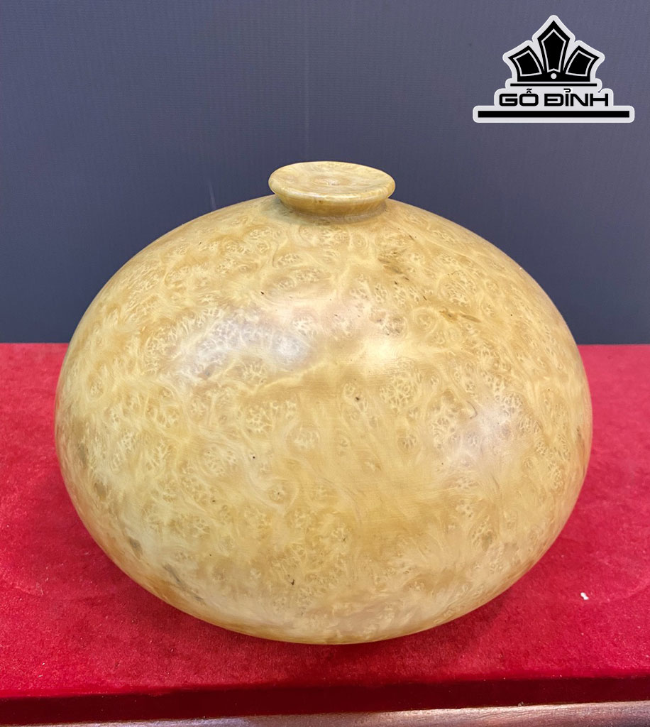 Chum Phú Quý Gỗ Nu Kháo Cao 14 Đường Kính 18 (cm)