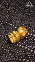Mặt Dây Chuyền Đá Thạch Anh Tóc Vàng Cao 22 Ngang 13 Sâu 11,8 (mm) 5,8gr