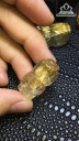 Tỳ Hưu Đá Thạch Anh Tóc Vàng Cao 24,5 Ngang 13,8 Sâu 12,3 (mm) 7,2gr
