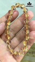 Vòng Tay Đá Thạch Anh Tóc Vàng Đường Kính Hạt 8,6 (mm) 19.6gr