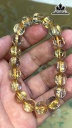 Vòng Tay Đá Thạch Anh Tóc Vàng Đường Kính Hạt 10,8 (mm) 32gr