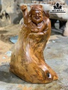 Tượng Thần Tài Gỗ Ngọc Am Cao 63 Ngang 46 Sâu 30 (cm)