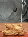 Tượng Chuột Phong Thủy Gỗ Ngọc Am Cao 25 Ngang 42 Sâu 24 (cm)
