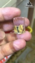 Mặt Dây Chuyền Đá Thạch Anh Tóc Vàng Cao 23,3 Ngang 15 Sâu 7,5 (mm) 4,8gr