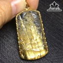 Mặt Dây Chuyền Đá Thạch Anh Tóc Vàng Cao 39,2 Ngang 22,2 Sâu 6,9 (mm) 11,9gr
