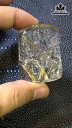 Mặt Dây Chuyền Đá Thạch Anh Tóc Vàng Cao 48,6 Ngang 35 Sâu 12 (mm) 44gr