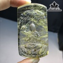 Mặt Dây Chuyền Đá Thạch Anh Tóc Vàng Cao 62 Ngang 36,6 Sâu 15 (mm) 56,6gr