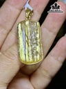 Rồng Đá Thạch Anh Tóc Vàng Cao 34,6 Ngang 17,8 Sâu 8,8 (mm) 16gr
