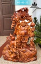 Tượng Phật Di Lặc Ngũ Phúc Gỗ Cẩm Cao 66 Ngang 45 Sâu 22 (cm)