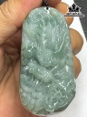 Mặt Dây Chuyền Đá Cẩm Thạch Cao 64 Ngang 34 Sâu 14,5 (mm) 56gr