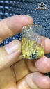 Mặt Dây Chuyền Đá Thạch Anh Tóc Vàng Cao 30,6 Ngang 20,3 Sâu 9,2 (mm) 10,6gr