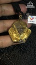 Mặt Dây Chuyền Đá Thạch Anh Tóc Vàng Cao 33,25 Ngang 31,47 Sâu 8,27 (mm) 96,37cts