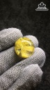 Mặt Trơn Hoa Thị Đá Thạch Anh Tóc Vàng Cao 18,9 Ngang 8,9 (mm) 5,2gr