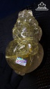 Tác Phẩm Tỳ Hưu Đá Thạch Anh Tóc Vàng Cao 13,5 Ngang 8 Sâu 6,2 (cm) 0,8kg