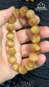Vòng Tay Đá Thạch Anh Tóc Vàng Đường Kính Hạt 12,8 (mm) 48gr