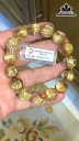 Vòng Tay Đá Thạch Anh Tóc Vàng Đường Kính Hạt 14,94-14,04 (mm) 319.81cts