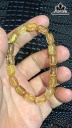 Vòng Tay Lu Thống Đá Thạch Anh Tóc Vàng Cao 7,4 Ngang 10 (mm) 17,5gr