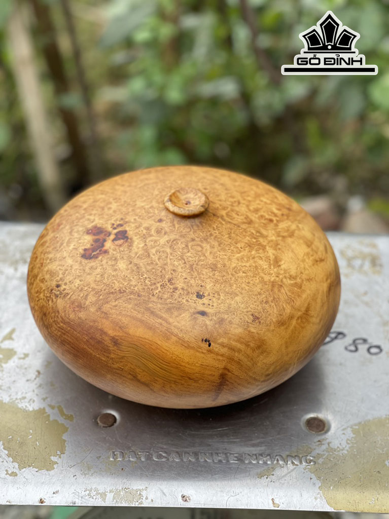 Bình Phú Quý Gỗ Nu Hương Cao 13 Đường Kính 25 (cm)