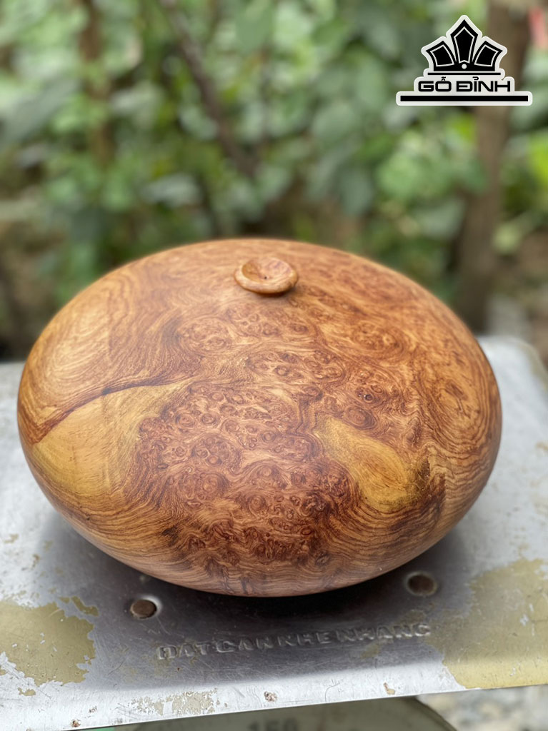 Bình Phú Quý Gỗ Nu Hương Cao 15 Đường Kính 28 (cm)