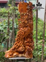 Tượng Phu Thê Viên Mãn Gỗ Hương Cao 102 Ngang 56 Sâu 32 (cm)