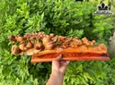 Cầu Như Ý Mai Điểu Gỗ Cẩm Cao 19 Ngang 56 Sâu 15 (cm)
